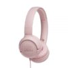 AURICULAR JBL TUNE T500 PURE BASS ROSA