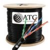 CABLE UTP EXTERNO  UNISYSTEM CAT-5E 50% COBRE (BK)