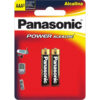 PILA PANASONIC AAX2 ALCALINA POWER - ROJO