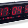 RELOJ MARCADOR LED DIGITAL CALENDARIO HB4819SM