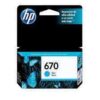 CARTUCHO HP 670 CELESTE