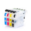 CARTUCHO DE TINTA VACIOS RECARGABLES LARGOS LC103 P-IMPRESORA BROTHER MFC-J6520W,J6720DW,J6920DW C-CHIPS DE ARCO