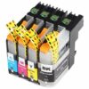 CARTUCHO DE TINTA VACIOS RECARGABLES LARGOS LC107 P-IMPRESORA BROTHER MFC-J6520W,J6720DW,J6920DW C-CHIPS DE ARCO