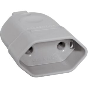 FICHA HEMBRA 2P 10A BLANCO UNIVERSAL - TRAMONTINA