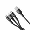 CABLE ECOPOWER USB A LIGHTING-TIPO C  EP-6052 2 EN 1