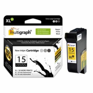 CARTUCHO MULTIGRAPH 15 XL NEGRO