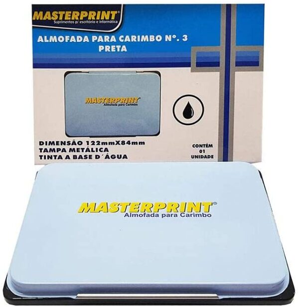 ALMOHADILLA NEGRO MASTERPRINT - Imagen 2