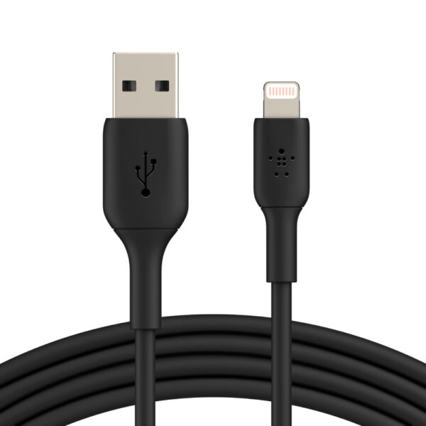 CABLE BELKIN USB A LIGHTNING 1M BK - Imagen 2