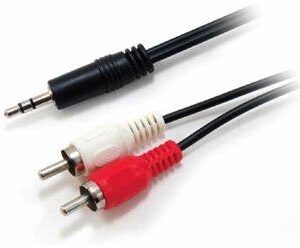 CABLE DE AUDIO RCA A P2 3.5MM 5MTS