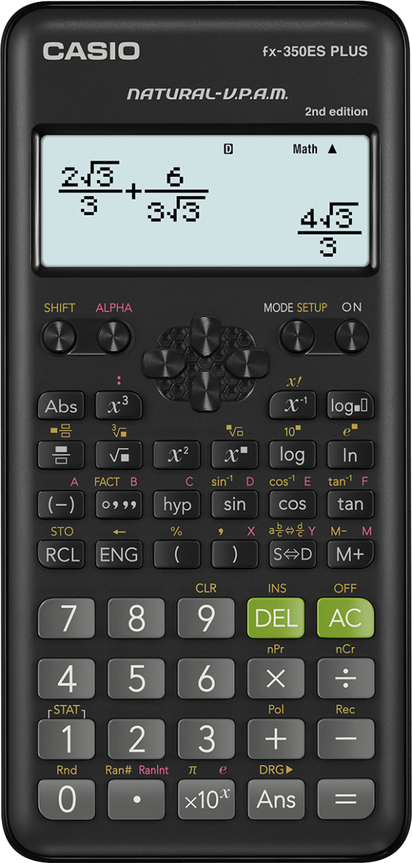 CALCULADORA CIENTIFICA CASIO FX-350ES PLUS 2ND EDITION - Imagen 2