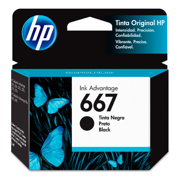 CARTUCHO HP 667 NEGRO - Imagen 2