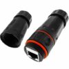 CONECTOR DE ACOPLAMIENTO RJ45 PIEZAS, EXTENSOR DE CABLE DE RED DE BANDA ANCHA P-EXTERIORES, RESISTENTE AL AGUA IP67 UNION RJ45 EXTERNO