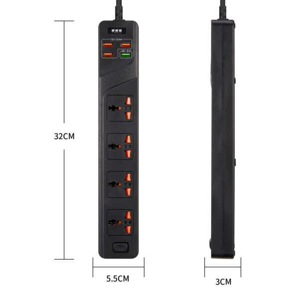 TOMA MULTIPLE   LUO BKL-03 - Imagen 2