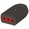 FICHA HEMBRA 2P 10A NEGRO UNIVERSAL - TRAMONTINA