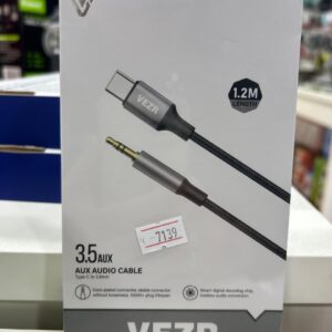 CABLE USB-C A AUXILIAR P2 VEZR 3.5 1.2M