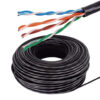 CABLE UTP CAT 5 ARGO  EXTERIOR  NEGRO
