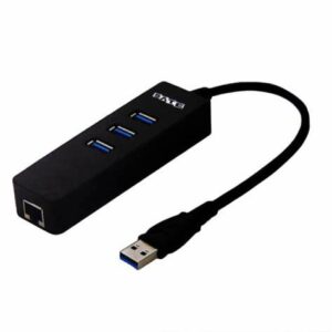 HUB 3 PUERTOS SATE A-HUB41 + RJ45 USB 3.0