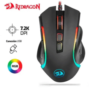 MOUSE REDRAGON GRIFFIN M607 RGB NEGRO
