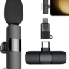 MICRÓFONO INALÁMBRICO PARA SMARTPHONE AUDISAT X VLOG CON USB-C - NEGRO