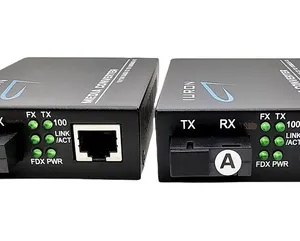 CONVERSOR DE FIBRA OPTICA 20KM 10-100-1000MBPS HL-2111S-20B