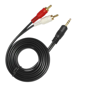 CABLE RCA A RCA 5 METROS SVART