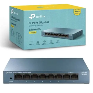 HUB SWITCH TP-LINK LITEWAVE LS108G 8 PORTAS 10-100-1000 MBPS