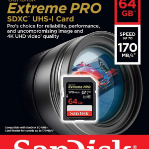 MEMORY CARD SANDISK EXTREME PRO 64GB